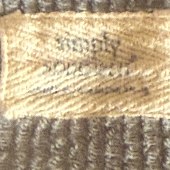 Simply Southern Ribbed Waffle Knit Sweatshirt Large Blue Gray Cow Print Tongue - Picture 6 of 10